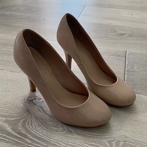 Nude high heels